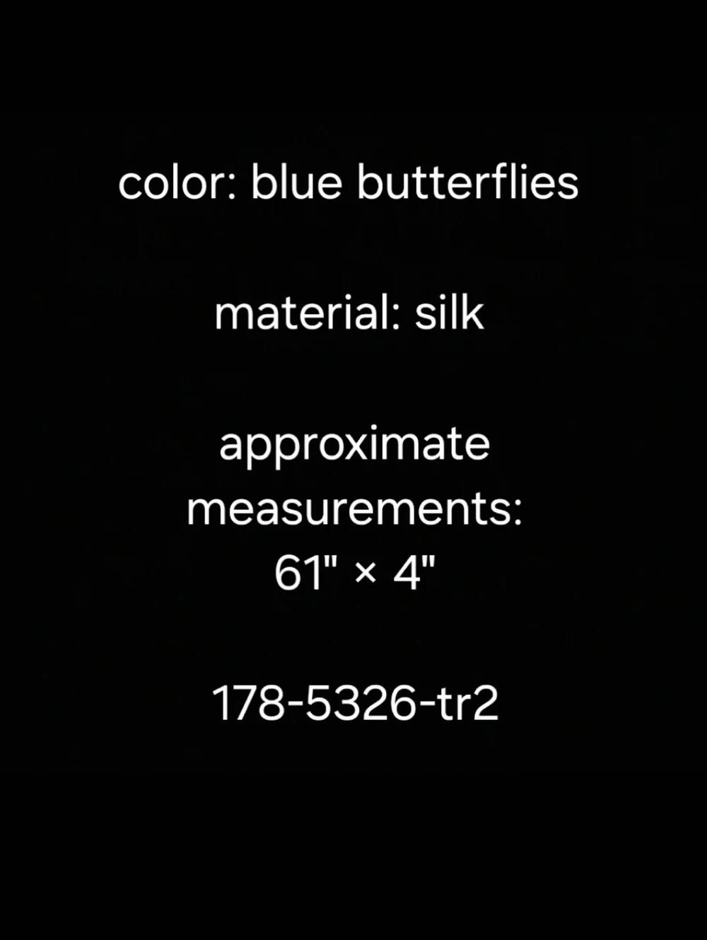 American Museum of Natural History Blue Butterfly Silk Men's Necktie Tie